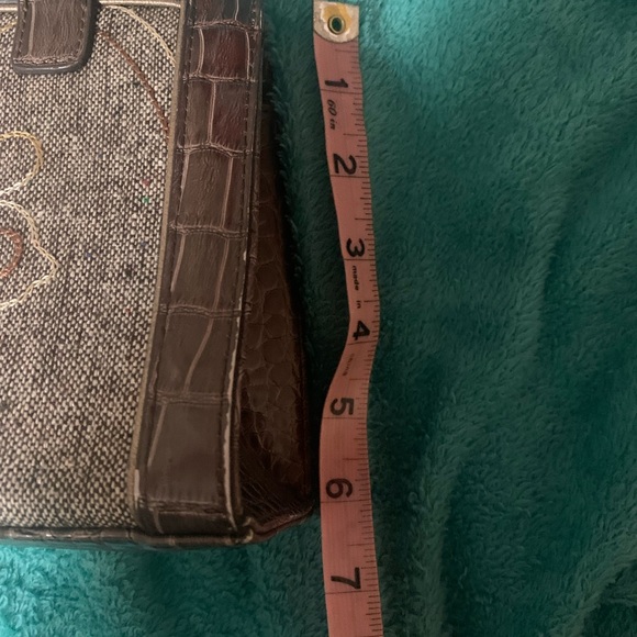 💚3/$25 Liz Claiborne small purse flower needlework bow - Picture 11 of 13